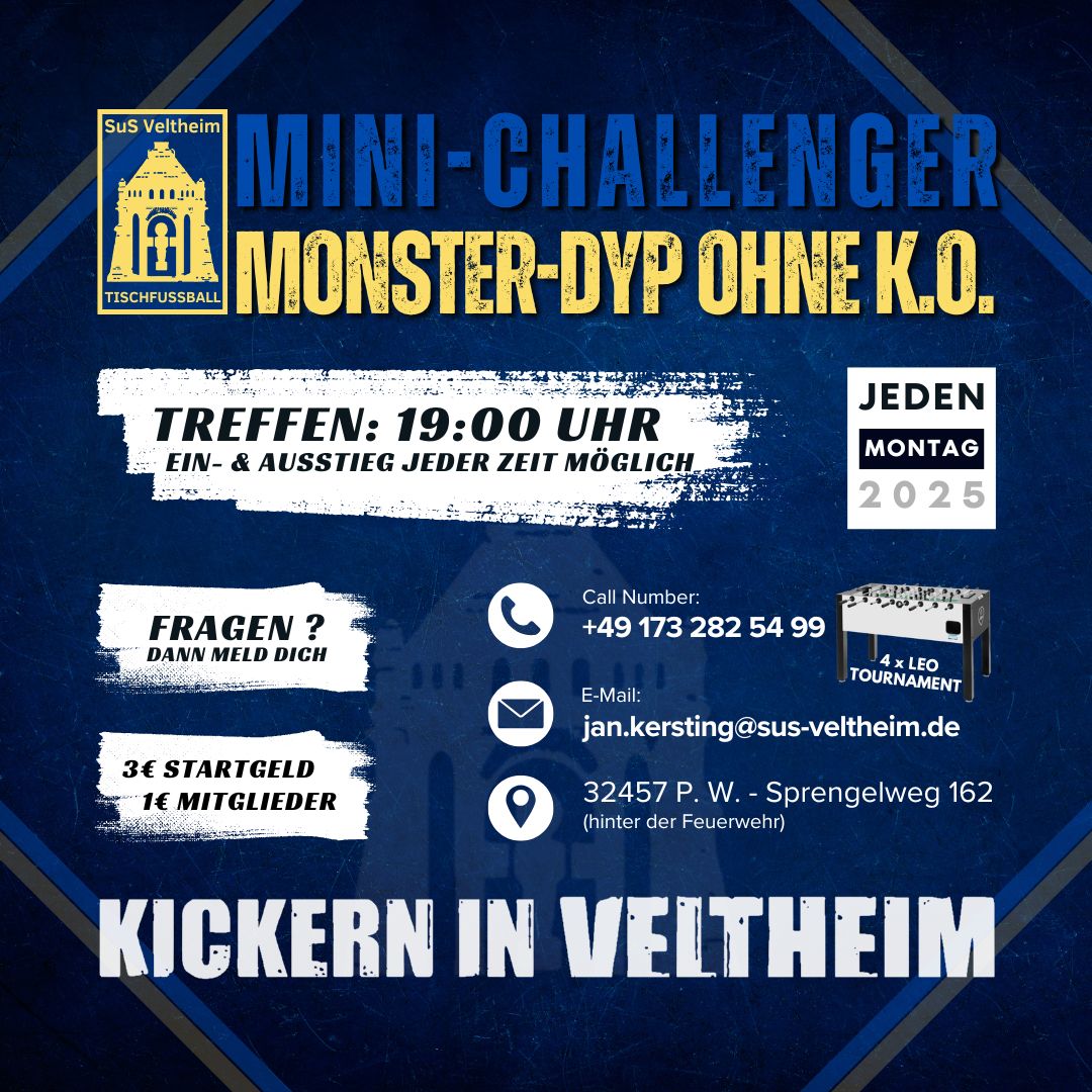 Kickern: Offenes DYP