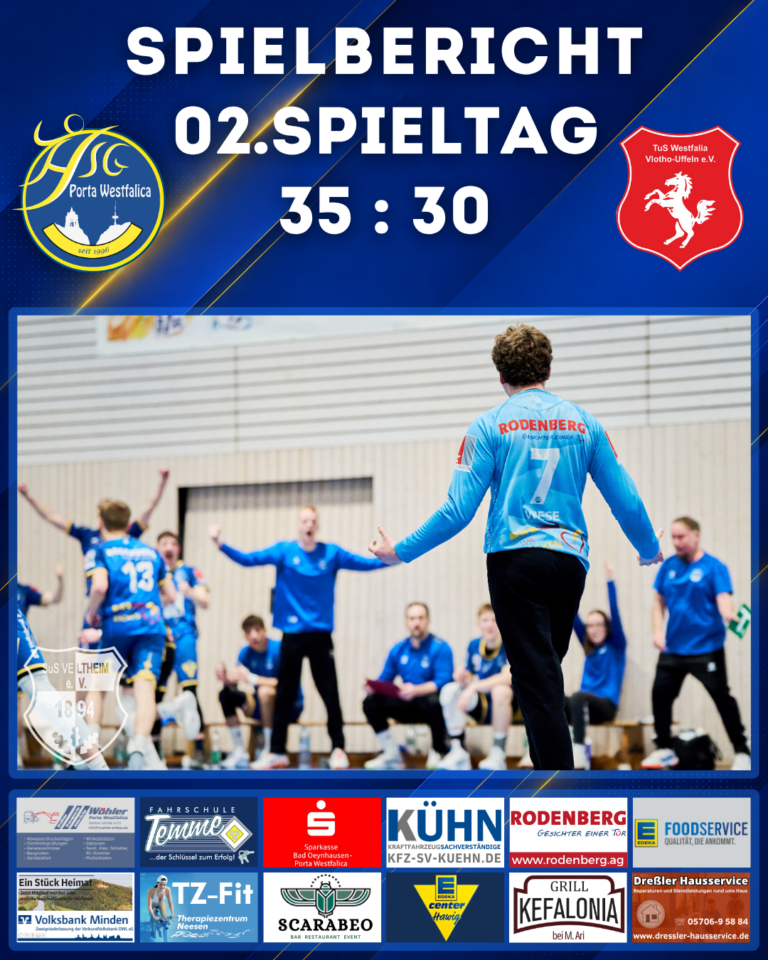 HSG Porta – TuS Westfalia Vlotho-Uffeln 35:30 (15:11)