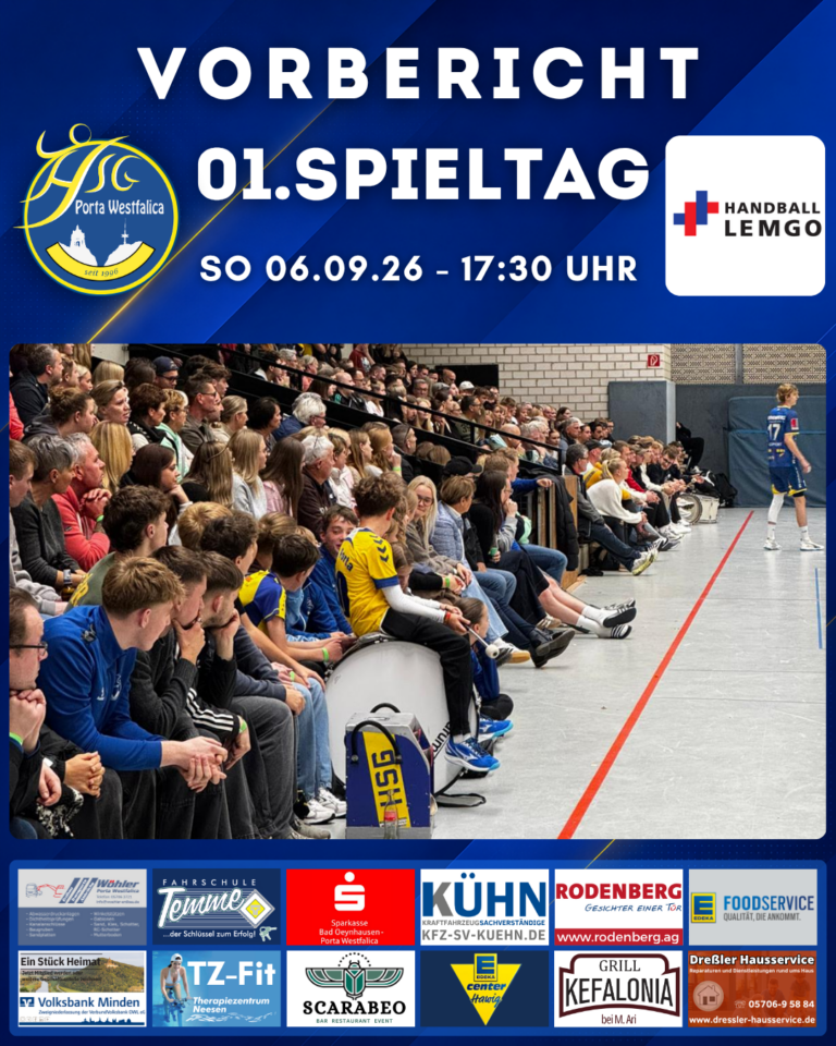 Vorbericht: HSG Porta – HSG Handball Lemgo 3