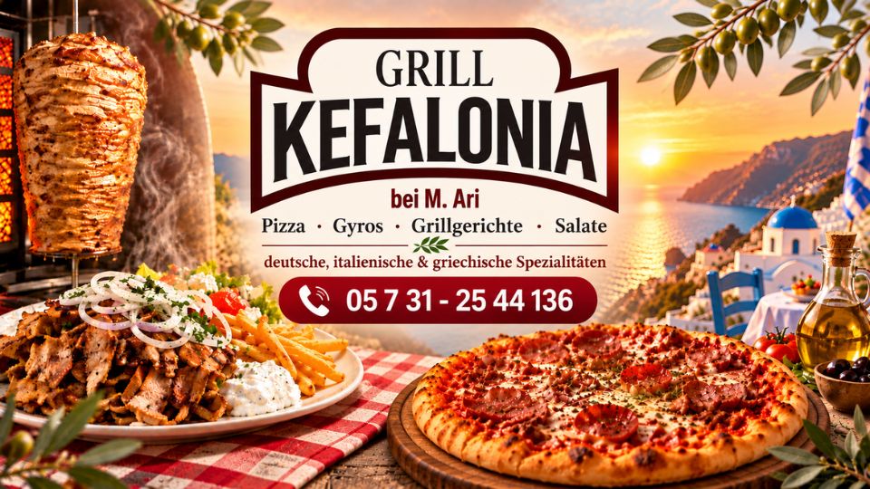Grill Kefalonia – Pizza, Gyros, Grillgerichte und Salate